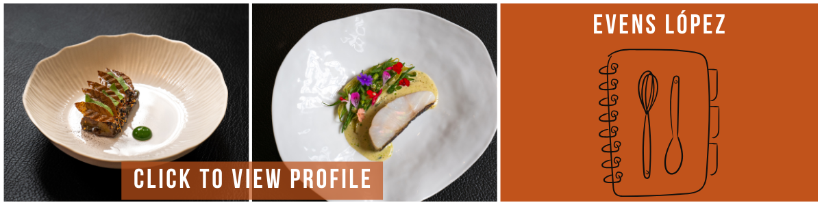 Evens López le dame de pic  2 Michelin star The Staff Canteen